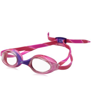 Speedo Unisex-child Swim Goggles Junior Hyper Flyer Ages 6-14 Pop Purple