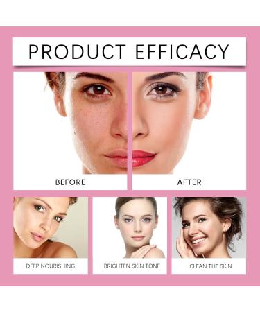 Turmeric Kojic Acid & Mousse Cleanser with Brush Exfoliating Unclog Pores Acne Scars Smooth Skin Foaming Face Cleanser for Dark Spots Dull Skin Gentle Facial Cleanser For All Skin Types 150ML - Buy Online on GoSupps.com