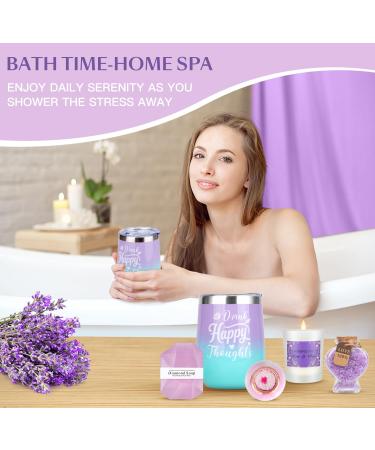 Birthday Gifts for Women Get Well Gifts Basket for Women Self Care Gifts Relaxing Spa Gift Set for Her Christmas Mothers Day Gifts for Mom Best Friend Girlfriends Wife Sister and Coworkers Lavender - Buy Online on GoSupps.com