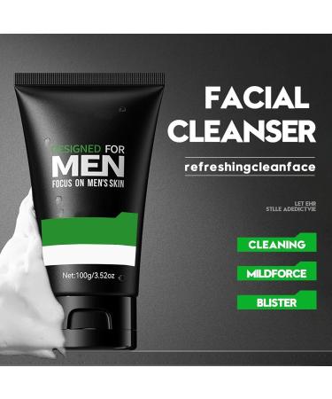 Beslibate Face Cleanser Purifying Gel for Men Multi-Purifying Face Cleanser for Men Energizing Face Cleanser Energy Immediately Awakens Skin Cleanser-1 - Buy Online on GoSupps.com
