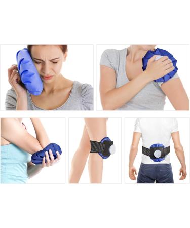Ohuhu Ice Bag Packs 3-Pack (6/9/11) for Knee & Leg Injuries - Hot & Cold Therapy, Pain Relief - Adjustable Wrap, Reusable & Waterproof - Buy Online on GoSupps.com