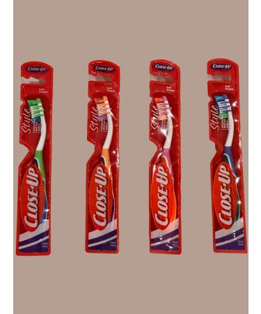Soft Toothbrush Gentle Bristles for Sensitive Gums (4 Pack) Colors Vary Individually Packaged Various