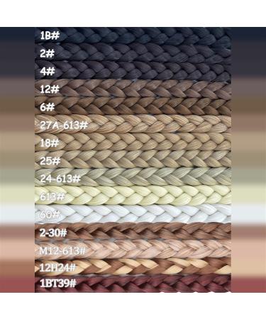 Ponytail Extensions Temperature Fiber Suitable for Women 34 Inch Synthetic Braided Ponytail Hairpieces with Elastic Rubber Band Heat-Resistant High for Women(Color:4) 34inches 4 - Buy Online on GoSupps.com