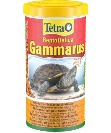 Tetra ReptoDelica Gammarus turtle food - natural food made from whole freshwater shrimp 1 L can 100 g (1 pack)