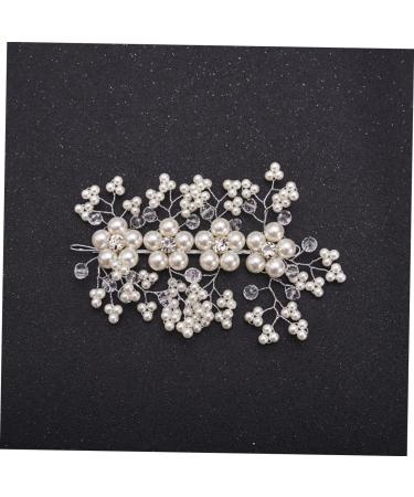 Ipetboom Wedding Hair Comb Tiara Bride Crystal Comb White Bridal Hair Comb - Buy Online on GoSupps.com