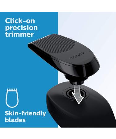 Philips Norelco 6880/81 Shaver 6800 - Rechargeable Wet/Dry Electric Shaver with Trimmer Attachment - Buy Online on GoSupps.com