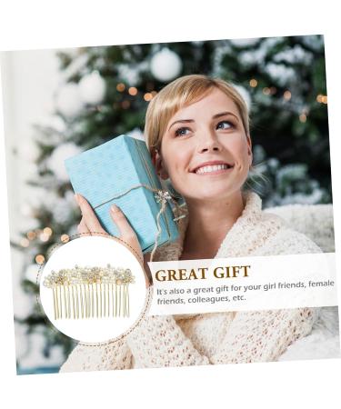 DOITOOL Alloy Rhinestone Hair Comb Bride Hair Clip Pearl Hair Pin Diamond Headpiece Wedding Hair Accessories for Brides Pearl Hair Comb Hairpin Crystal Rhinestones Bridesmaid - Buy Online on GoSupps.com