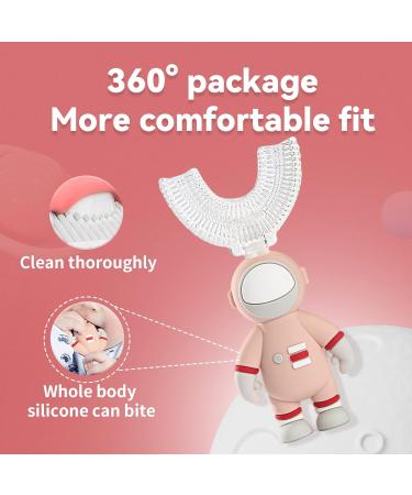 Mamimami Home Children's Toothbrush with 2 Replacement Heads - Silicone Bristles Gum Massage 360 All-Round Cleaning (0-6 Years) - International Shipping Available - Buy Online on GoSupps.com