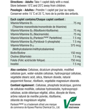 Jamieson B Complex 75mg 90's 90 Caplets - Buy Online on GoSupps.com
