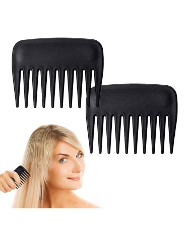 Parthan Wide Tooth Comb Palm Sized Portable Anti Static Wide Tooth Comb for Curls Afro Comb for Men Women Salon Barber Wide Tooth Comb Men for Haircut Care