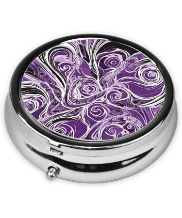 Sea Witch Inspired Round Pill Box - 3 Compartment Portable Travel Medicine Organizer - Buy Online on GoSupps.com