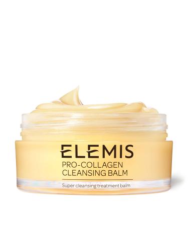 ELEMIS Pro-Collagen Cleansing Balm | Ultra Nourishing Treatment Balm + Facial Mask Deeply Cleanses, Soothes, Calms & Removes Makeup and Impurities Original 3.5 Fl Oz (Pack of 1)