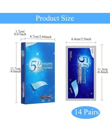 28 Teeth Whitening Strips - Fast Non-Sensitive Bleaching for Coffee Soda & Wine Stains | Shop Internationally - Buy Online on GoSupps.com