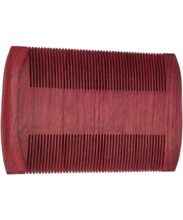 Professional Double Sided Lice Removal Comb - Wooden Fine Teeth Beard & Hair Styling Tool - Nits Removal - 10 x 6cm - Buy Online on GoSupps.com
