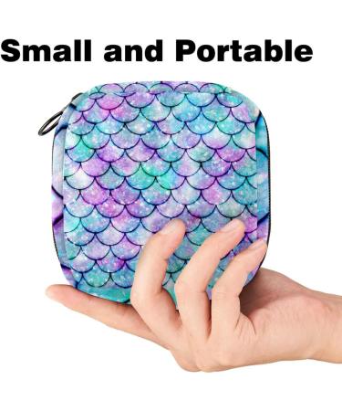 Portable Women's Menstrual Cup Bags | Ineffable Glittering Multicolored Binding-Up Bags for Teens | Feminine Insert Pockets & First Period Tampons - Buy Online on GoSupps.com