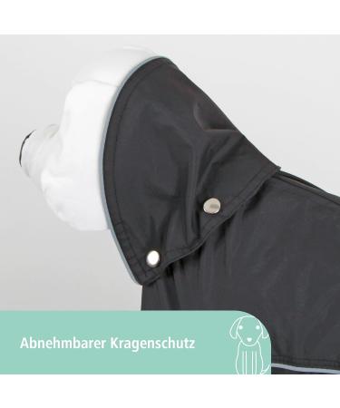 Kerbl Raincoat Manchester X-Large - Black | Durable Waterproof Dog Coat for All Weather | International Shipping Available - Buy Online on GoSupps.com
