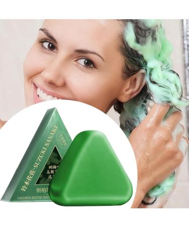  G n rique Solid Shampoo Soap 3 Pieces Triangle Purifying Shampoo for Women Gentle Bar Control Green Oil Daily Care Scalp Types Hair Types Home Travel Bathroom - Buy Online on GoSupps.com
