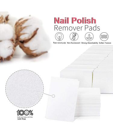 630PCS Lint Free Nail Wipes Cotton Pads, 2PCS Nail Files, and Push Down Pump Dispenser Bottle Set for Nail Polish Remover - Alcohol & Acetone & More - Buy Online on GoSupps.com