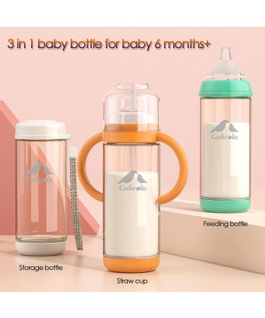 Gulicola Baby Bottle Straw Replacement - 2 Pack Baby Water Cup Spout - Buy Online on GoSupps.com
