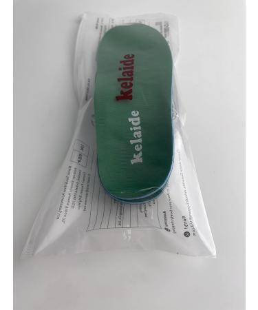 Plantar Fasciitis Arch Support Insoles for Flat Feet & Foot Pain Relief | Orthotic Inserts for Men and Women - Green UK-12-305mm - Buy Online on GoSupps.com