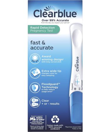 Clearblue Rapid Detection Pregnancy Test 3 Count - Fast and Accurate Results - Buy Online on GoSupps.com