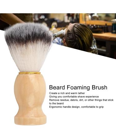 Moum Routes Beard Brush Set - Wooden Handle Shaving Brush & Daily Cleaning Tools for Men - Soft Hair & Rich Foam - 3 Pieces - Buy Online on GoSupps.com