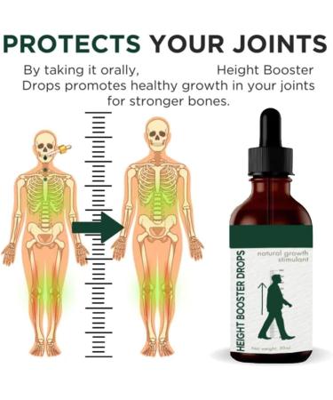 Height Amplifier Drops - Natural Growth Oil for Youthful Bones | Elevate Your Height | 3-Piece Set - Buy Online on GoSupps.com