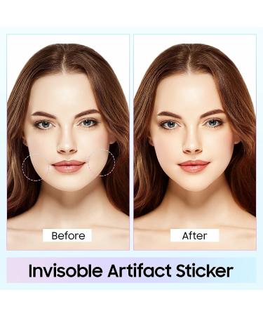 Invisible Face Lift Tape - 40 PCS V-shaped Wrinkle Patches for Instant Face Lifting and Makeup Enhancement - Waterproof and Hide Facial Wrinkles - Buy Online on GoSupps.com