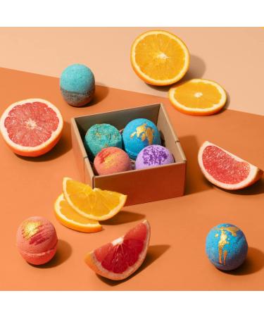 LifeAround2Angels Galaxy Bath Bombs Gift Set - 4 Handmade USA Fizzies with Shea & Coco Butter for Dry Skin Moisturize - Perfect Bubble & Spa Bath, Birthday Baby Bridal Shower Gift idea - Buy Online on GoSupps.com