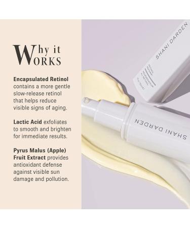 Shani Darden Skincare Retinol Reform Anti-Aging Serum 1.01 fl oz - Reduce Fine Lines, Wrinkles, Hyperpigmentation & Texture | Minimal Irritation | Pack of 1 - Buy Online on GoSupps.com