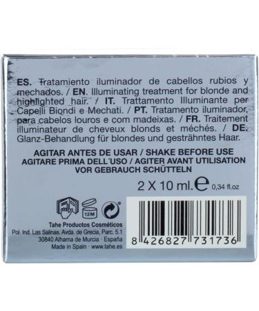 Tahe Infusion A + B Gold Radiance Illuminating Treatment for Blonde or Highlighted Hair 2 x 10 ml - Buy Online on GoSupps.com