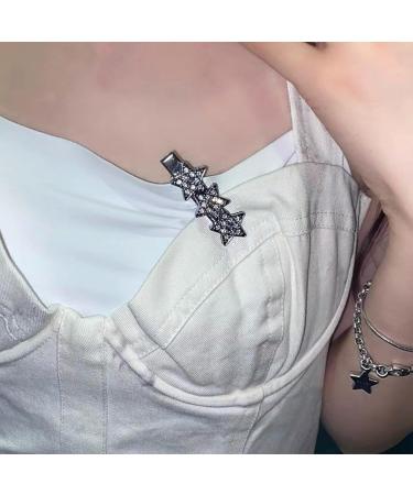 amangul Rhinestones Star Hair Clip Rhinestones Star Hair Accessories Star Barrettes Star Hairpin Crystal Star Hair Clip - Buy Online on GoSupps.com