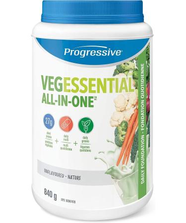 Progressive VegEssential All-In-One Vegan Protein Greens Vitamins & Minerals Powder - Unflavoured 840 g