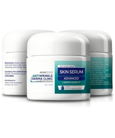 Anti Wrinkle Face Cream Derma Clinic Solutions Skin Serum - Our Best Anti Aging Cream - 2 Month Jar - Anti Aging Moisturizer Anti Wrinkle Serum - Our Top Anti Aging Skin Care Products - Anti Age Cream - Buy Online on GoSupps.com