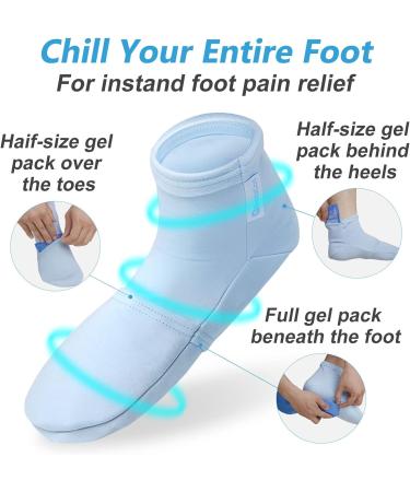 RelaxCoo Cold Therapy Gloves & Socks for Chemotherapy Neuropathy - Hand & Foot Ice Pack Wrap for Pain Relief - S/M Size - Buy Online on GoSupps.com