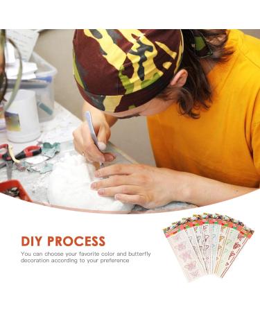 HAPINARY 8 Sets Jewel Stickers 3D Stickers Acrylic Car Bumper Butterflies Stickers Diamond Butterflies Stickers - Buy Online on GoSupps.com