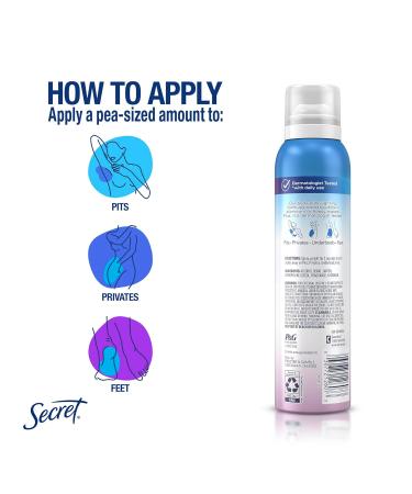 Secret Whole Body Deodorant Spray for Women Peach & Vanilla Scent Aluminum Free Deodorant Spray 72 HR Odor Protection 3.5 oz Peach & Vanilla Blossom - Buy Online on GoSupps.com