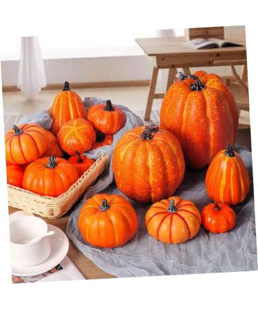 Warmhm 8pcs Halloween Decor Home Decor Autumn Decor Artificial Pumpkins Decor Photo Props Fall Photo Shoot Props Simulation Pumpkin Decor Scene Layout Adorn Ornaments Foam Cupboard - Buy Online on GoSupps.com