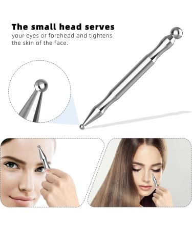 NO BRAND Acupuncture Massage Pen - Double-Sided Stainless Steel Meridian Acupressure Tool (15cm) - Buy Online on GoSupps.com