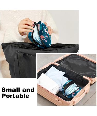 Multicoloured Fish Makeup Bag for Women and Girls - Travel Cosmetic Organizer with Zipper Pouch - Buy Online on GoSupps.com