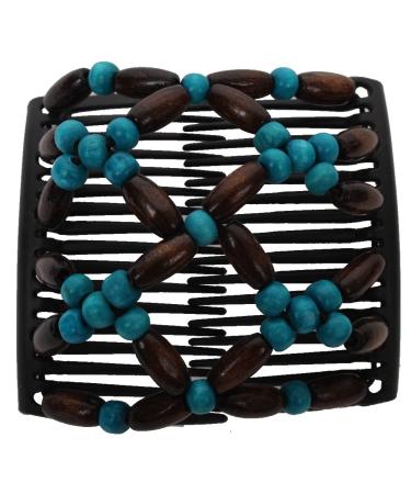 JUSTFOX - Trend African Butterfly Hairclip turquoise