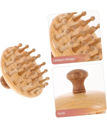 Fomiyes Wooden Massage Comb for Women | Beech & Bamboo Wide Tooth Hair Comb for Scalp & Hair Care - Buy Online on GoSupps.com