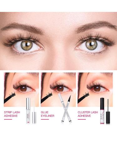 DIY Cluster Lash Extension Kit - CALAILIS Faux Mink Lashes for Natural Look | 3 Pairs of Individual Cluster Lashes - Buy Online on GoSupps.com