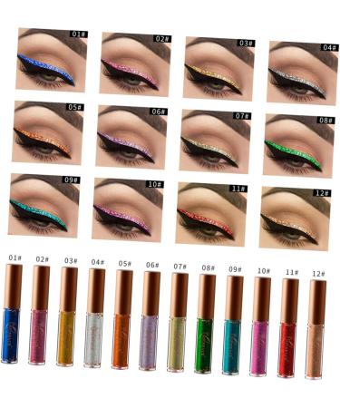 TOVINANNA 3pcs Colorful Eyeliner Pen Liquid Eye Shadow Waterproof Eyeliner Pencil Miss Set Pearlescent - Buy Online on GoSupps.com