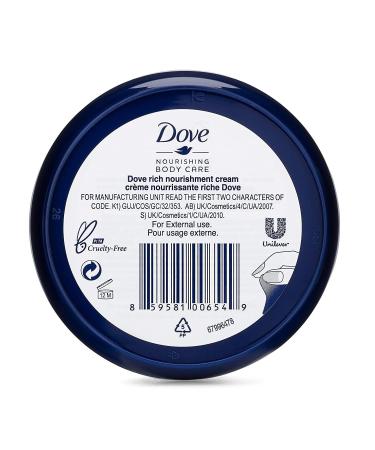 Dove Nourishing Body Care 48-Hour Moisturizing Cream for Extra Dry Skin - 2.53 FL OZ (Pack of 6) - Buy Online on GoSupps.com
