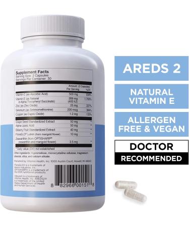Viteyes Classic Advanced Macular Support - AREDS 2 Formula, 60 Capsules - Buy Online on GoSupps.com