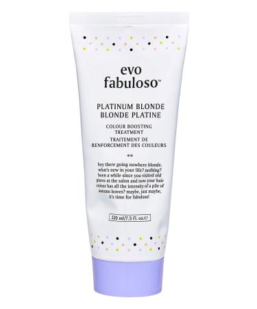 EVO Fabuloso - Platinum Blonde Color Boosting Treatment - Color Care Conditioner for Color-Treated Hair - Nourishing Hair Treatment for Dry Hair & Instant Colour Boost - 220ml / 7.5fl.oz