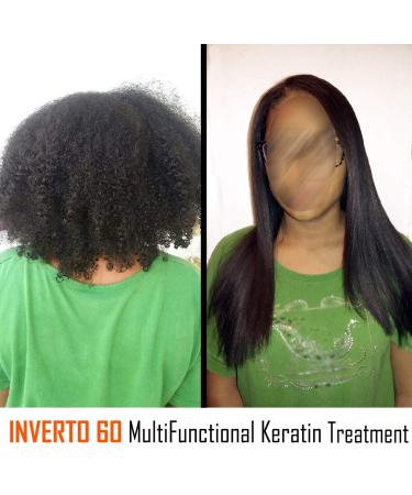 INVERTO 60 Advanced Gel Complex Brazilian Keratin Treatment - Formaldehyde Free Hair Straightening & Repair (XL SET - 1000ml) | International Shipping - Buy Online on GoSupps.com