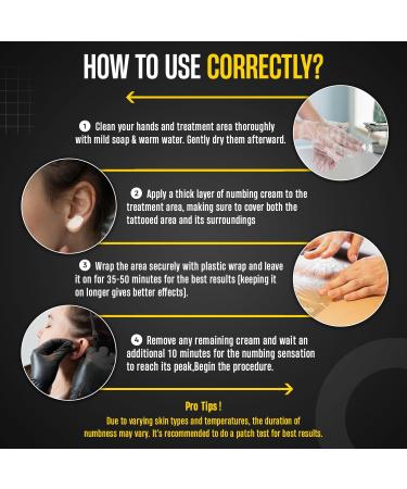 Nupharmisto Deep Numbing Cream for Piercing Injections& Tattoos Fast Numbing for Waxing 7 Hours Maximum Strength Painless Numbing Cream for Injections 8x Numbing with Emu Oil and Arnica. 30ml/1oz White - Buy Online on GoSupps.com