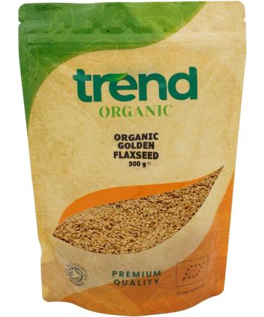Organic Golden Flaxseed: High Protein & Fiber, Omega-3s, Vegan, GMO-Free - 1kg & 500g - Buy Online on GoSupps.com